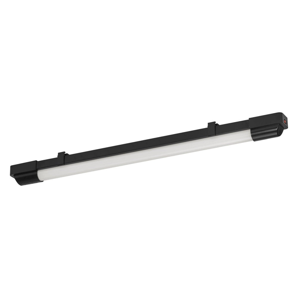 Černé lineární svítidlo 12 W Teplá bílá,Studená bílá 610 mm