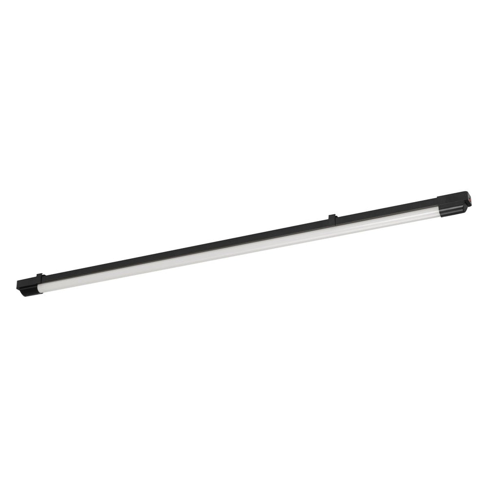 Černé lineární svítidlo 24 W Teplá bílá,Studená bílá 1210 mm