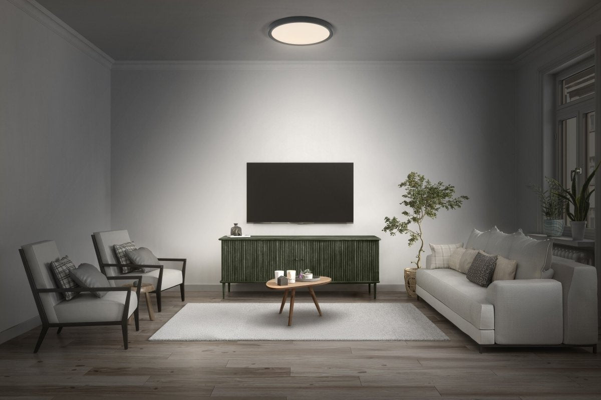 4099854621345 - Černé nástěnné svítidlo 24 W Teplá bílá 400mm - Nástěnné svítidlo - LEDVANCE e - shop