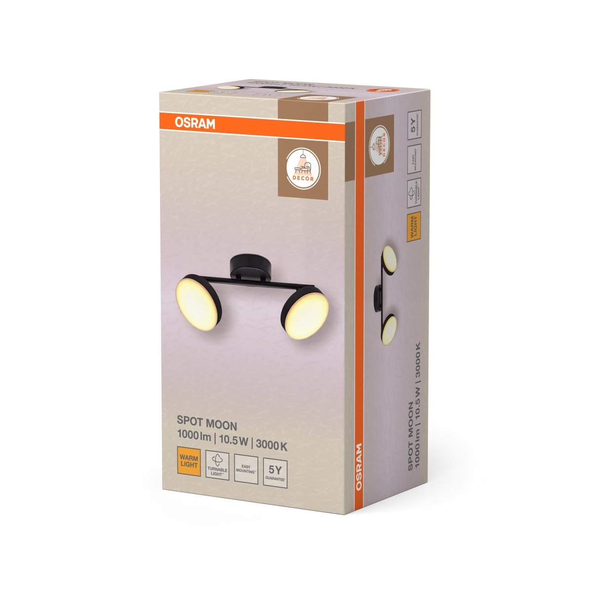 4099854472237 - Černé stropní svítidlo 10,50 W Teplá bílá 350 mm - Stropní svítidlo - LEDVANCE e - shop