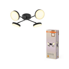 4099854472336 - Černé stropní svítidlo 21 W Teplá bílá 482 mm - Stropní svítidlo - LEDVANCE e - shop