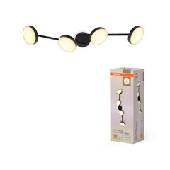 4099854472299 - Černé stropní svítidlo 21 W Teplá bílá 810 mm - Stropní svítidlo - LEDVANCE e - shop