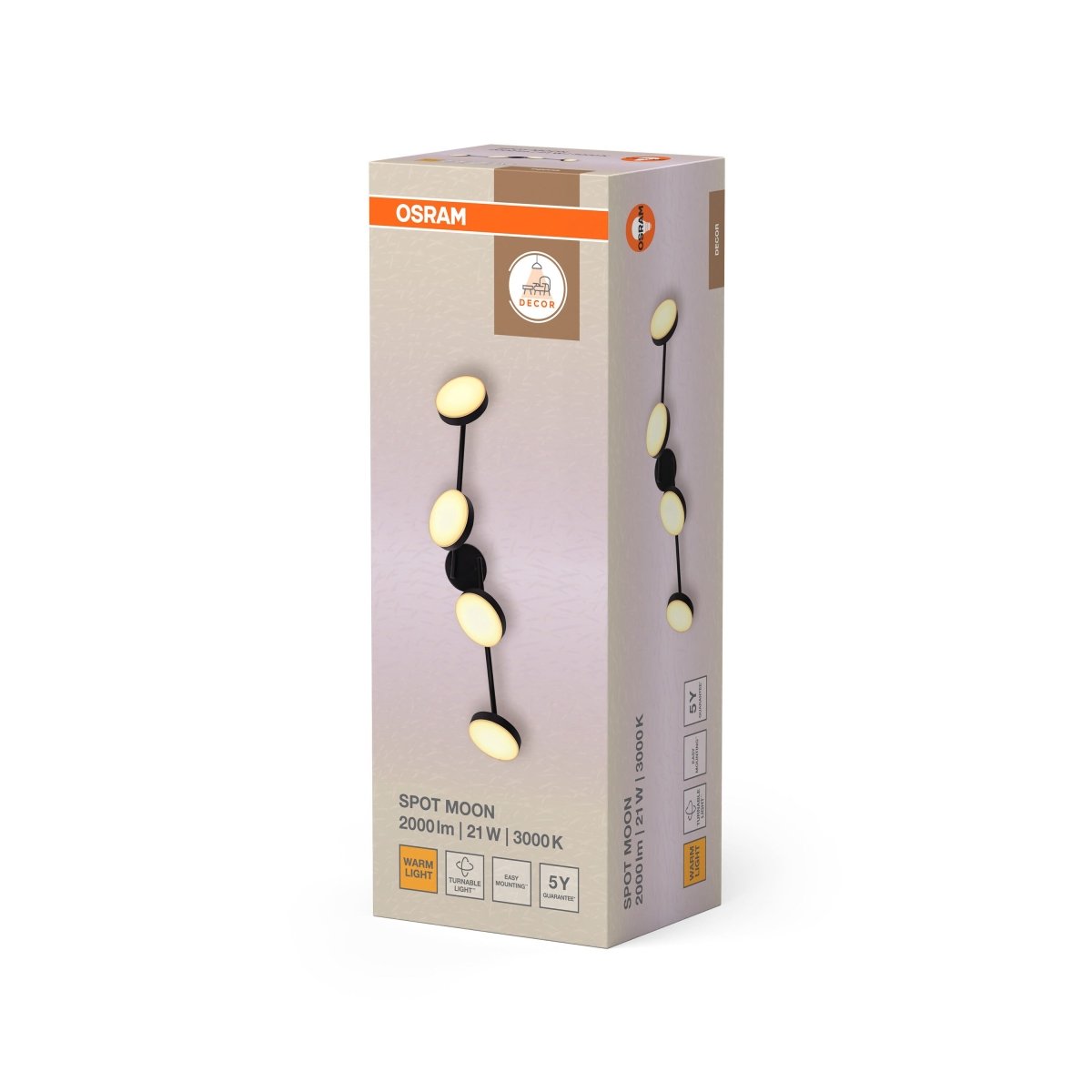 4099854472299 - Černé stropní svítidlo 21 W Teplá bílá 810 mm - Stropní svítidlo - LEDVANCE e - shop