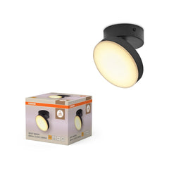 4099854472190 - Černé stropní svítidlo 5,50 W Teplá bílá 120 mm - Stropní svítidlo - LEDVANCE e - shop