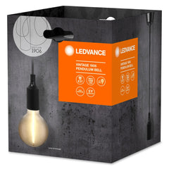 4099854092664 - Černé stropní svítidlo E27 max 15 W VINTAGE BELL - Lustr - LEDVANCE e - shop