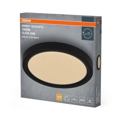 4099854603860 - Černý LED Panel ORBIS 195mm 16W Click Stmívatelný, Teplá Bílá - LED Panel - Czechia LEDVANCE e - shop