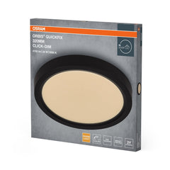 4099854604409 - Černý LED Panel ORBIS 320mm 24W Click Stmívatelný, Teplá Bílá - LED Panel - Czechia LEDVANCE e - shop