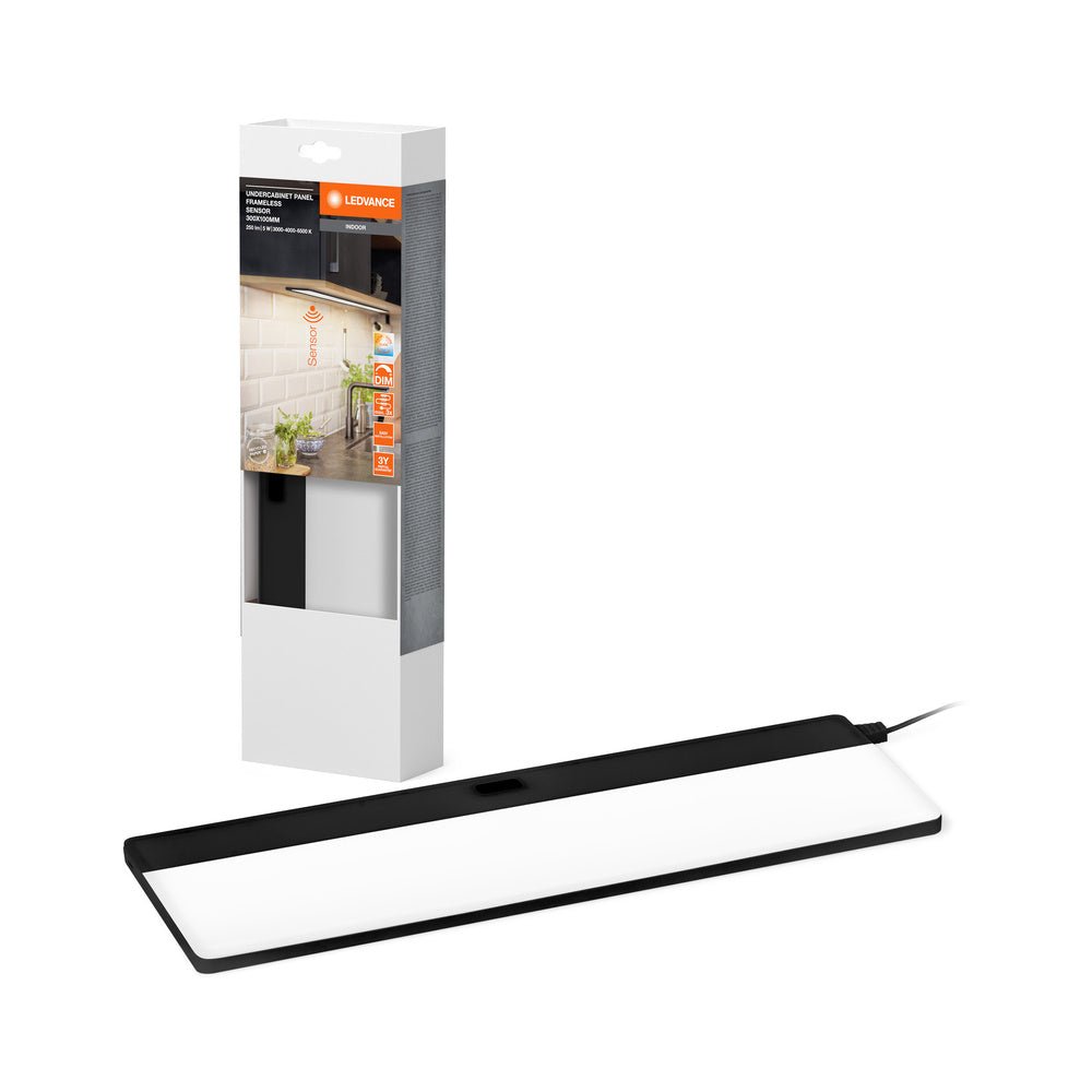 Černý panel se senzorem 5W UNDERCABITENT 300x100mm
