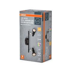 4099854474378 - Černý reflektor 6,80 W Teplá bílá 256 mm - Reflektor - LEDVANCE e - shop
