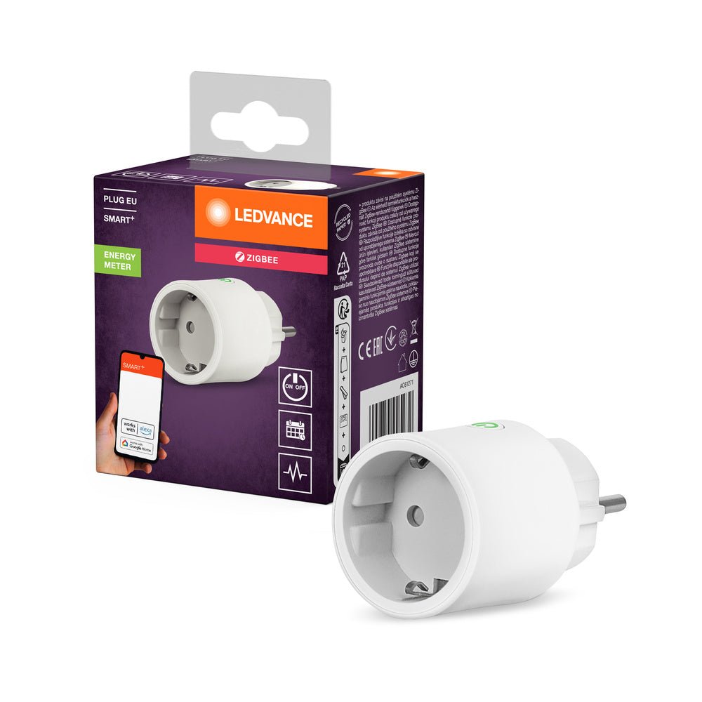 4099854295232 - Chytrá energetická zásuvka bílá ZigBee PLUG EU - Zásuvka - LEDVANCE e - shop