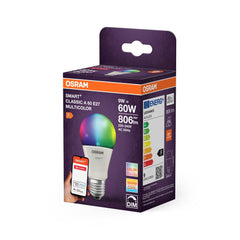 4099854460333 - Chytrá zigbee LED stmívatelná žárovka E27 9 W CLASSIC A RGBW OSRAM - Žárovka - Czechia LEDVANCE e-shop