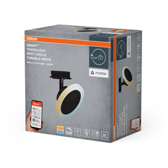 4099854474682 - Chytré kolejnicové svítidlo Matter, Tracklight kulaté ČERNÉ Laditelná Bílá - Stropní svítidlo - Czechia LEDVANCE e - shop