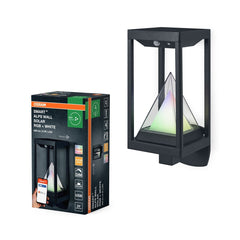 4099854474415 - Chytré solární nástěnné svítidlo ALPS RGB+Teplá Bílá IP44 - Nástěnné venkovní svítidlo - Czechia LEDVANCE e - shop