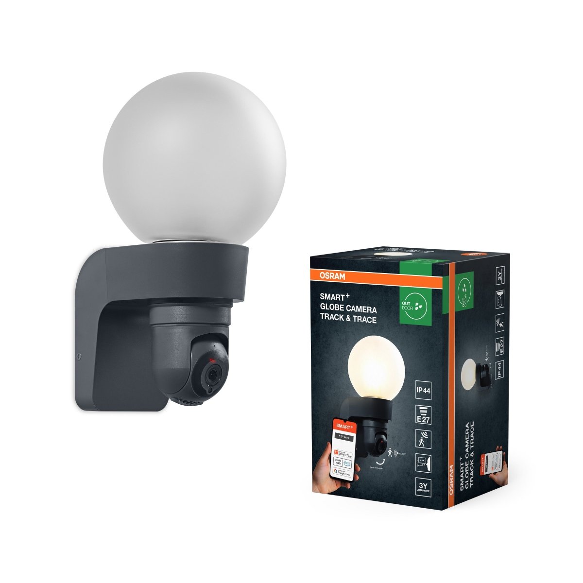 4099854497674 - Chytré Stropní svítidlo Globe Camera, Track &, Trace E27 - Stropní svítidlo - Czechia LEDVANCE e - shop