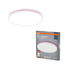 4099854473722 - Chytré ultra, Tenké stropní svítidlo Orbis Backlight BÍLÉ 400mm RGB+Laditelná Bílá - Nástěnné svítidlo - Czechia LEDVANCE e - shop
