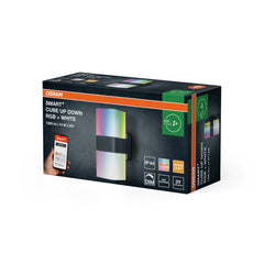 4099854474859 - Chytré venkovní nástěnné svítidlo Wifi Cube UpDown RGBW+Teplá Bílá - Venkovní dekorativní svítidlo - Czechia LEDVANCE e - shop