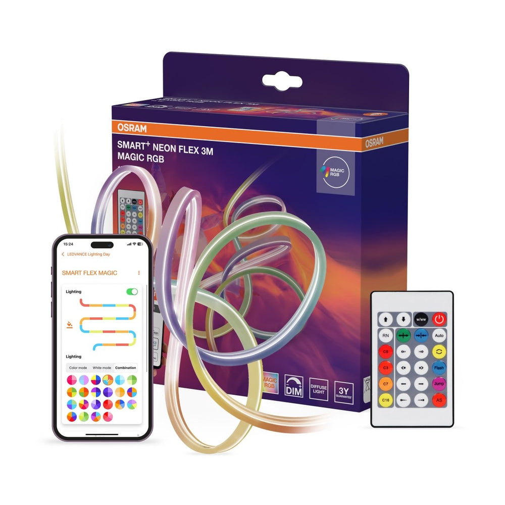Chytrý LED pásek Wifi Neon Flex 3m Magic RGB