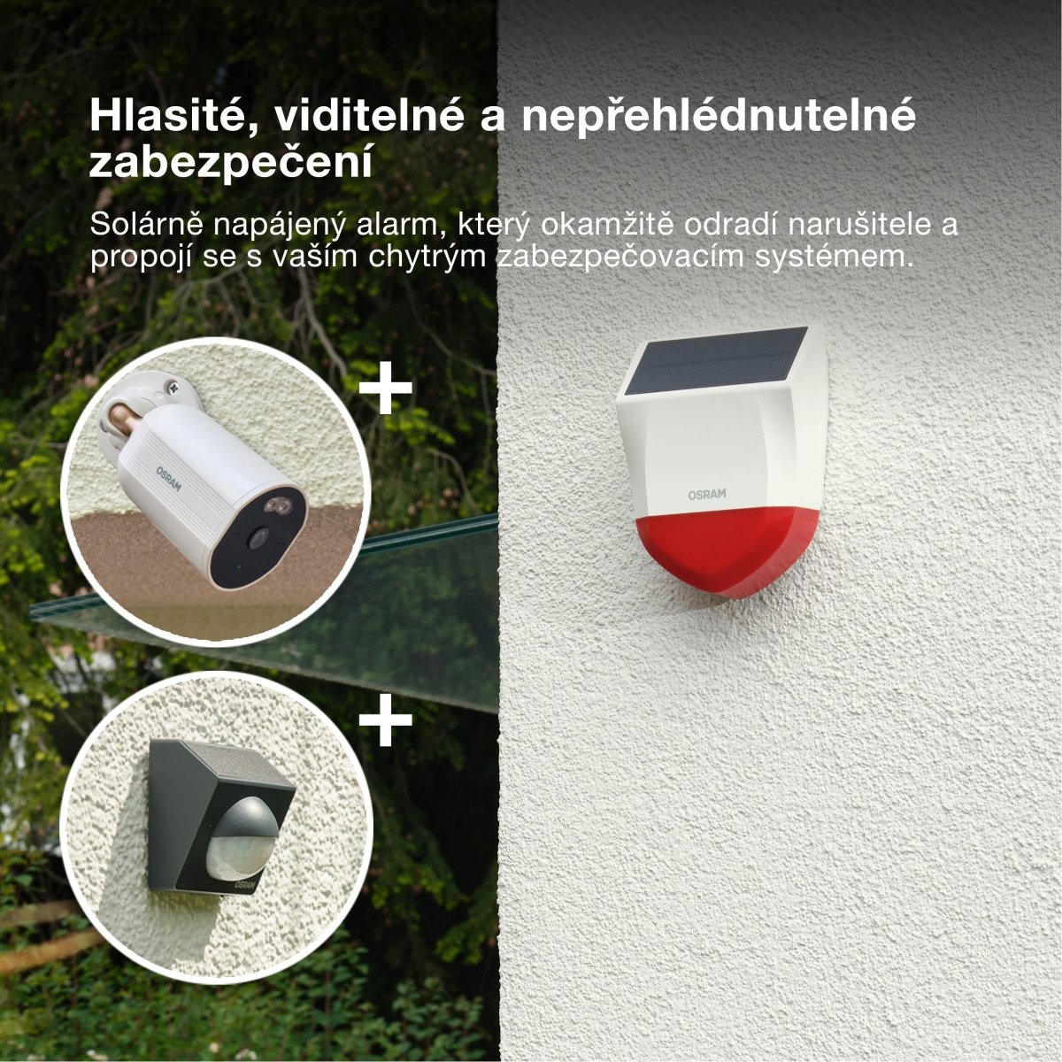 4058075856950 - Chytrý venkovní alarm WiFi SMART+ - Doplněk - Czechia LEDVANCE e-shop