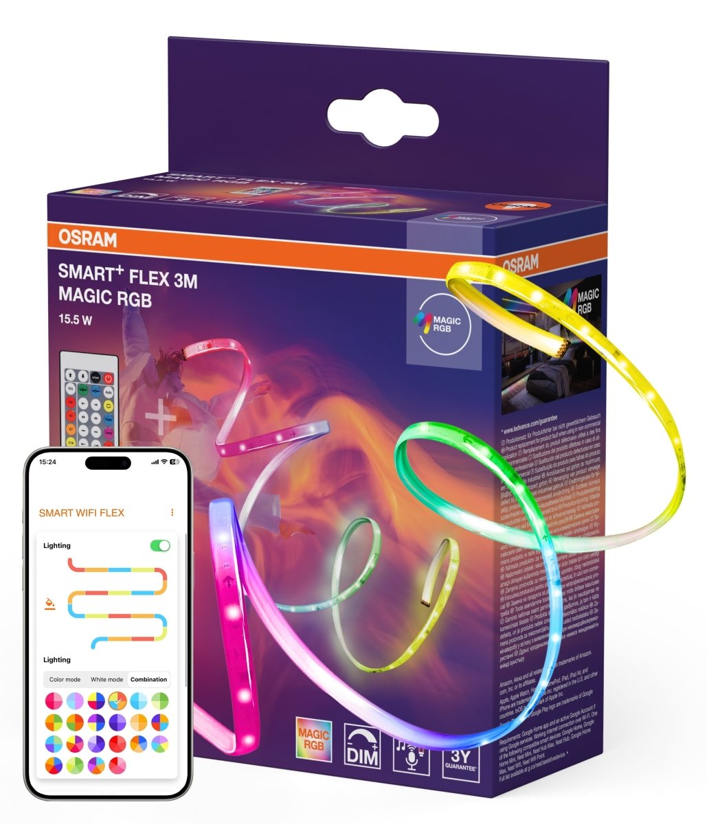 4099854483127 - Chytrý Wifi flexibilní Magic RGB 5m na dálkové ovládání - LED pásek - Czechia LEDVANCE e - shop