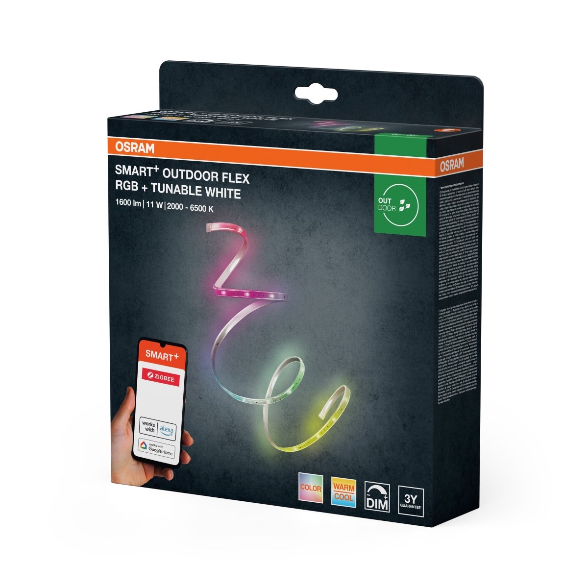 4099854483059 - Chytrý Zigbee Venkovní flexibilní RGBW - LED pásek - Czechia LEDVANCE e - shop