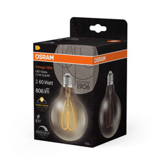 4058075836907 - Čirá LED žárovka stmívatelná E27 7.2W VINTAGE GLOBE, teplá bílá - Žárovka - LEDVANCE e - shop