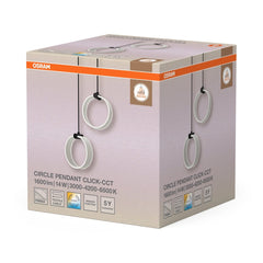 4099854459009 - Decor Circle 2x LED závěsné svítidlo 14 W Click CCT, černé, Ø273 mm - Závěsné - LEDVANCE e - shop