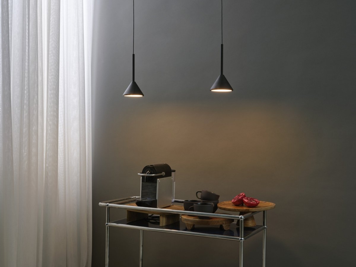4099854460395 - Decor Fuji 1x LED závěsné svítidlo 5 W Teplá bílá, černé, 1500 mm - Závěsné - LEDVANCE e - shop