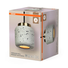 4099854461651 - Decor Terrazzo kulaté závěsné svítidlo 1x GU10, bílá - Závěsné - LEDVANCE e - shop