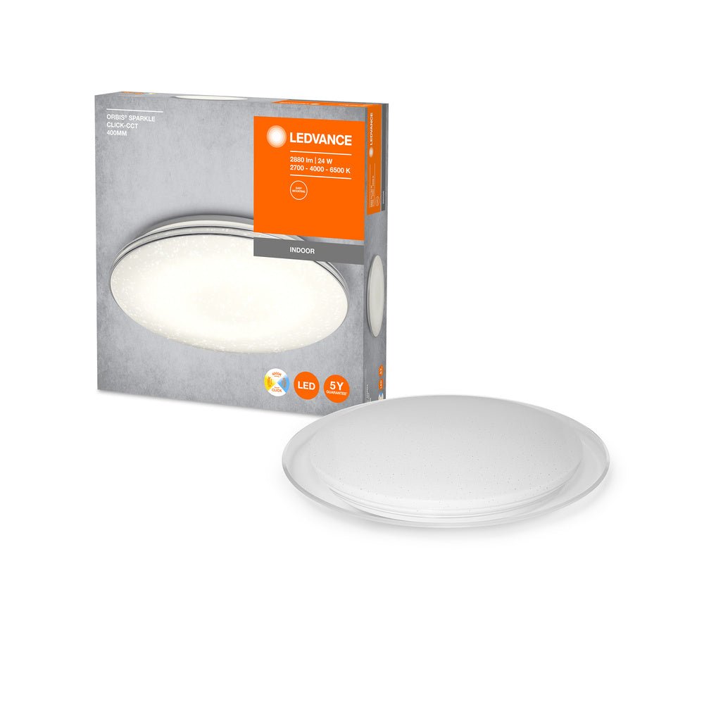 Deignové LED stropní světlo ORBIS SPARKLE 400, teplá bílá