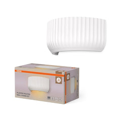4099854454547 - Dekorativní bílé nástěnné svítidlo 1xE27, plášť ze sádry, 308 mm - Nástěnné svítidlo - LEDVANCE e - shop