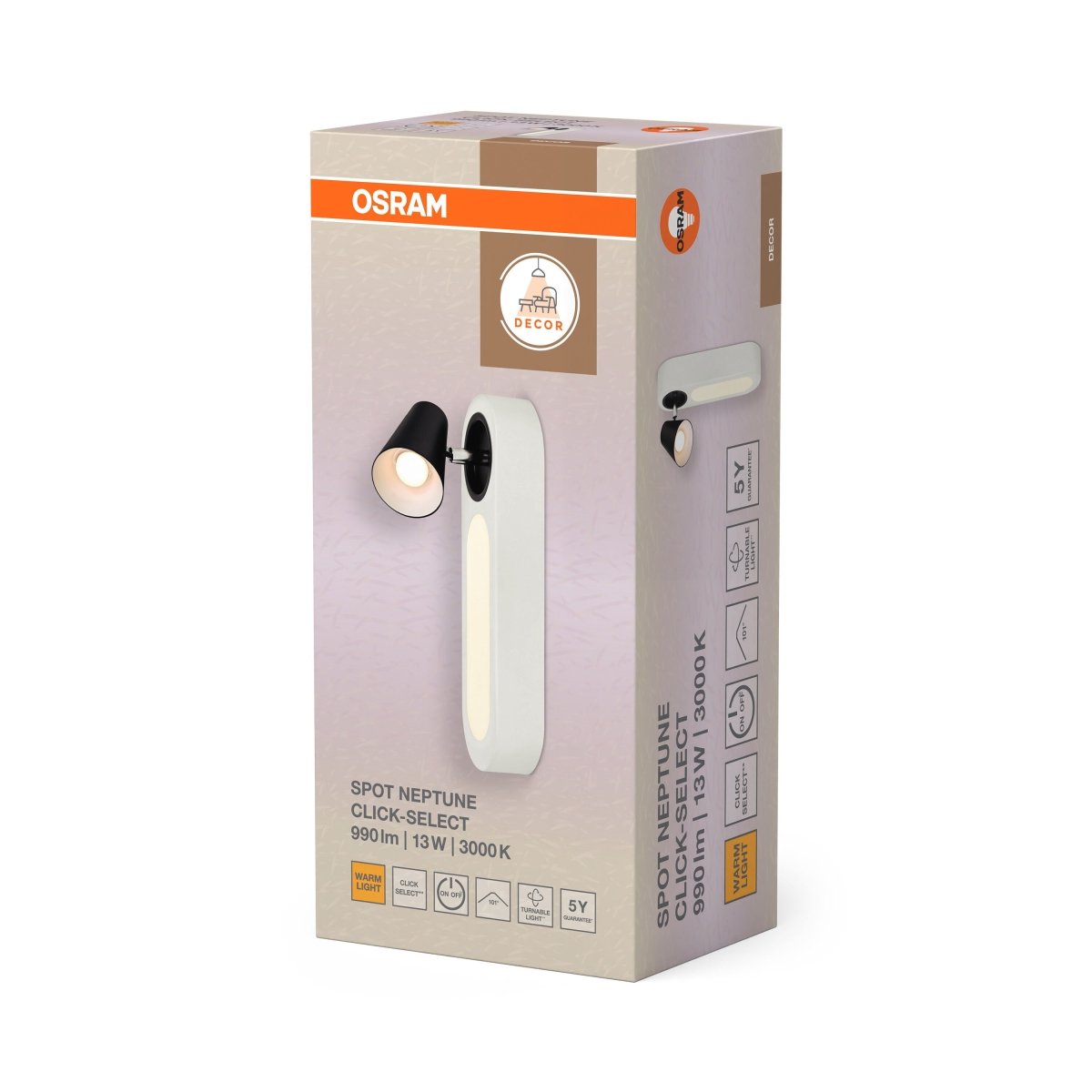 4099854497834 - Dekorativní bílé stropní svítidlo 13 W Teplá bílá 90 mm - Stropní svítidlo - LEDVANCE e - shop