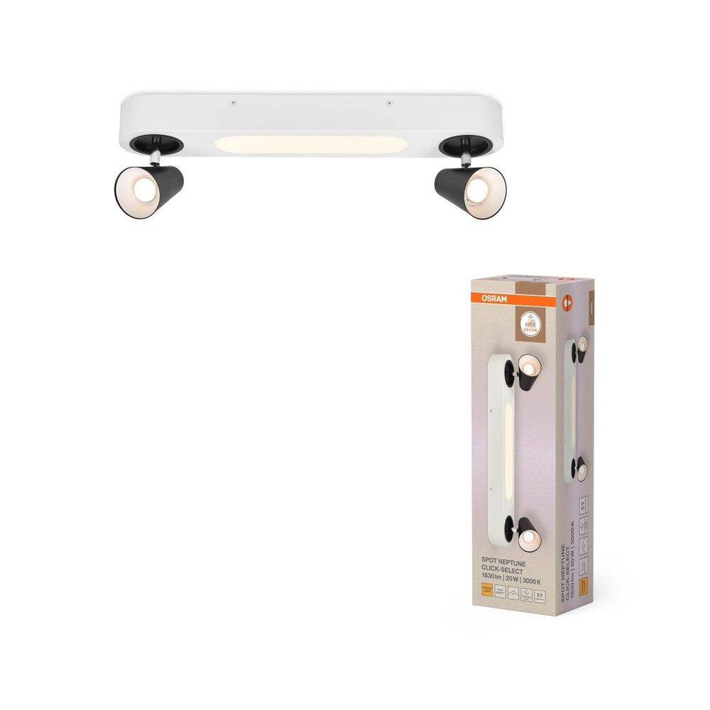 Dekorativní bílé stropní svítidlo 20 W Teplá bílá 508 mm