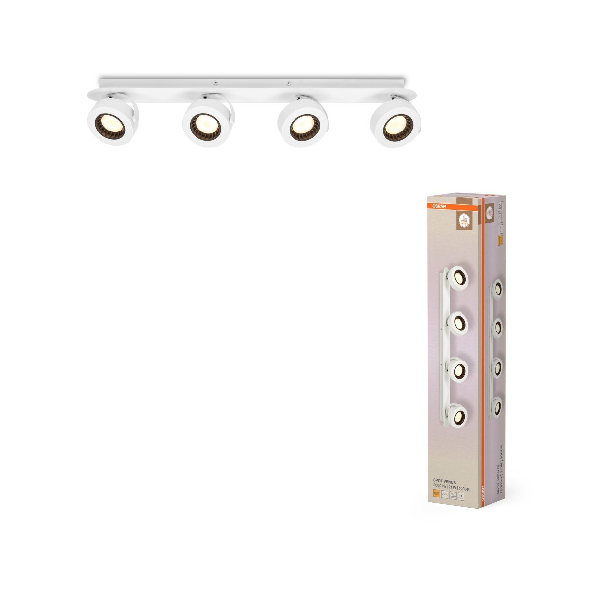 4099854474293 - Dekorativní bílé stropní svítidlo 21 W Teplá bílá 695 mm - Stropní svítidlo - LEDVANCE e - shop