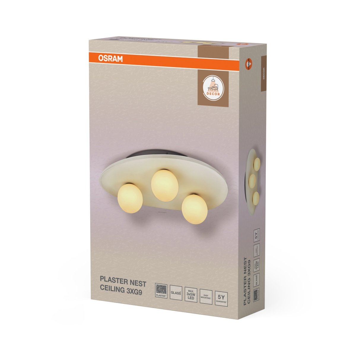 4099854454448 - Dekorativní bílé stropní svítidlo 3xG9 500 mm - Stropní svítidlo - LEDVANCE e - shop
