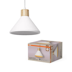 4099854460975 - Dekorativní bílé závěsné svítidlo 220mm Sádra - Závěsné - LEDVANCE e - shop