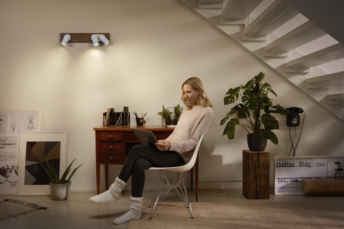 4099854471292 - Dekorativní bílý reflektor 10,20 W Teplá bílá 520 mm - Reflektor - LEDVANCE e - shop