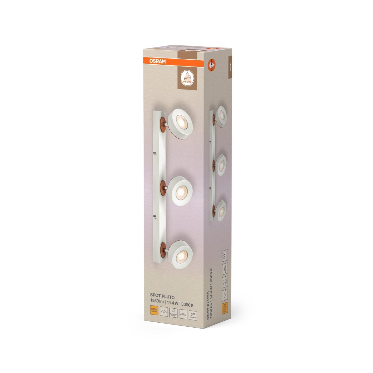 4099854470912 - Dekorativní bílý reflektor 14,40 W Teplá bílá 498 mm - Reflektor - LEDVANCE e - shop