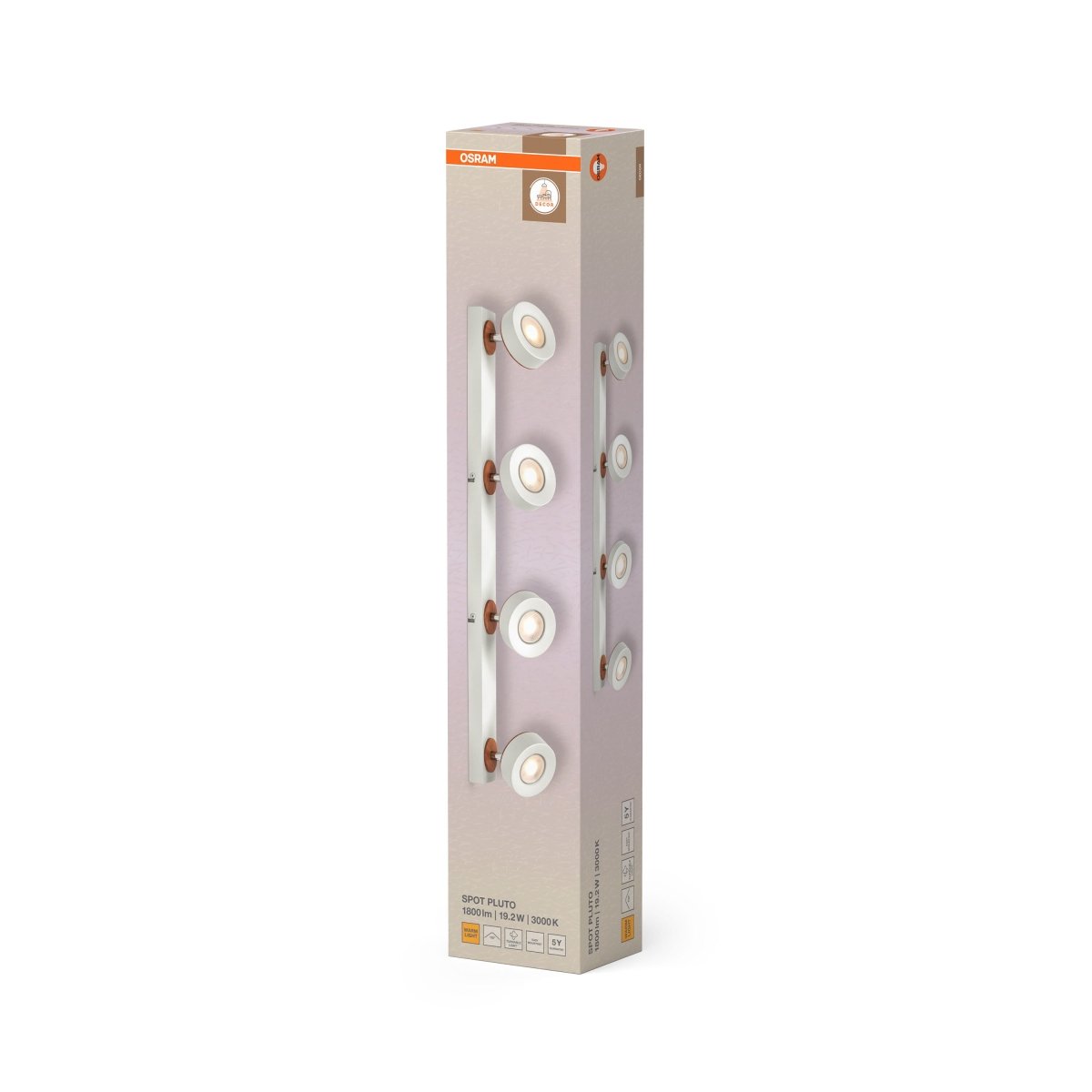 4099854470936 - Dekorativní bílý reflektor 19,20 W Teplá bílá 698 mm - Reflektor - LEDVANCE e - shop