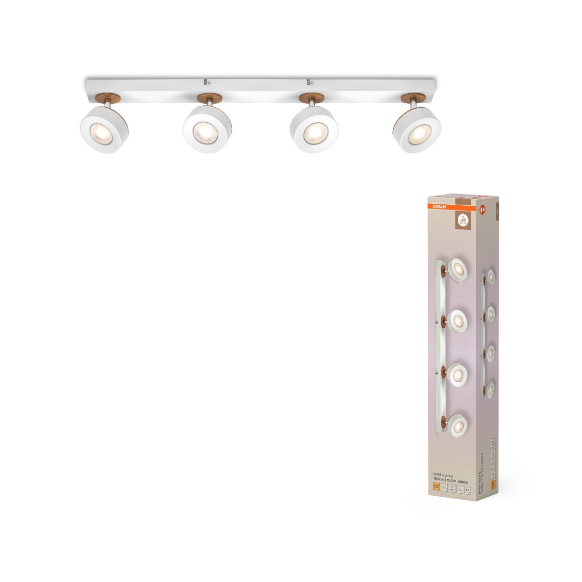 4099854470936 - Dekorativní bílý reflektor 19,20 W Teplá bílá 698 mm - Reflektor - LEDVANCE e - shop