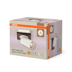 4099854471193 - Dekorativní bílý reflektor 3,40 W Teplá bílá 110 mm - Reflektor - LEDVANCE e - shop