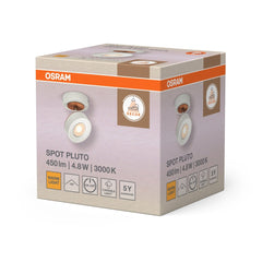4099854470875 - Dekorativní bílý reflektor 4,80 W Teplá bílá 90 mm - Reflektor - LEDVANCE e - shop