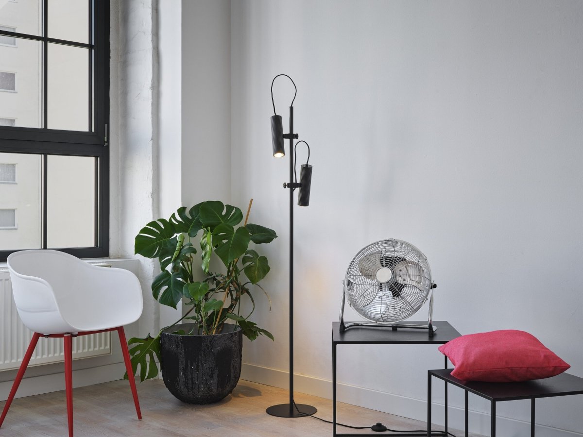 4099854454264 - Dekorativní černá stojací lampa 2xGU10 - Stojací lampa - LEDVANCE e - shop