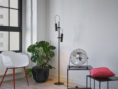 4099854454264 - Dekorativní černá stojací lampa 2xGU10 - Stojací lampa - LEDVANCE e - shop