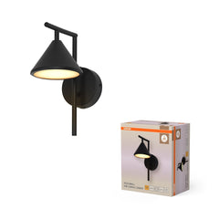 4099854453717 - Dekorativní černé nástěnné svítidlo 5 W Teplá bílá 120 mm - Nástěnné svítidlo - LEDVANCE e - shop