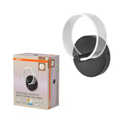 4099854453410 - Dekorativní černé nástěnné svítidlo 8 W Laditelná bílá 160 mm - Nástěnné svítidlo - LEDVANCE e - shop