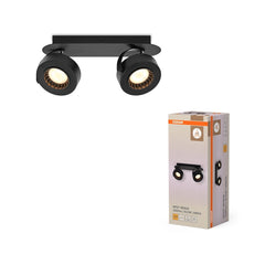 4099854471414 - Dekorativní černé stropní svítidlo 10,50 W Teplá bílá 300 mm - Stropní svítidlo - LEDVANCE e - shop