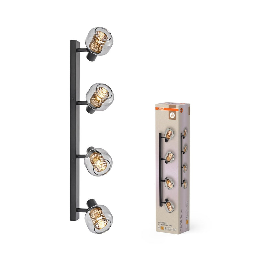 Dekorativní černé stropní svítidlo 11,20 W Teplá bílá 825 mm