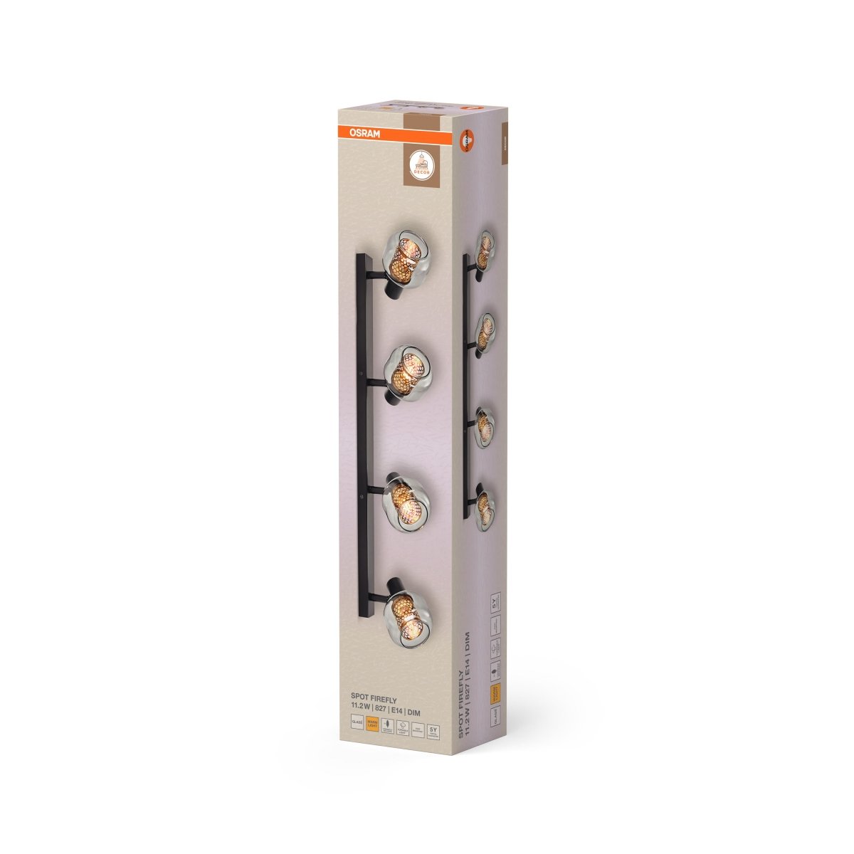 4099854472152 - Dekorativní černé stropní svítidlo 11,20 W Teplá bílá 825 mm - Stropní svítidlo - LEDVANCE e - shop
