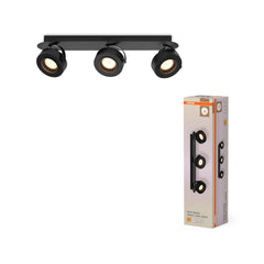 4099854474316 - Dekorativní černé stropní svítidlo 16 W Teplá bílá 500 mm - Stropní svítidlo - LEDVANCE e - shop