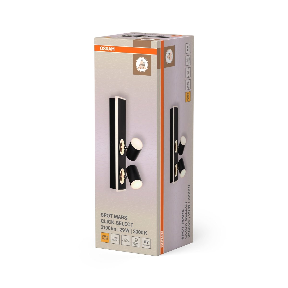 4099854471711 - Dekorativní černé stropní svítidlo 29 W Teplá bílá 408 mm - Stropní svítidlo - LEDVANCE e - shop